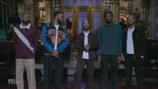 ‘SNL’: Jalen Brunson and Knicks Teammates Chuckle Through NBA Championship Q&A Monologue