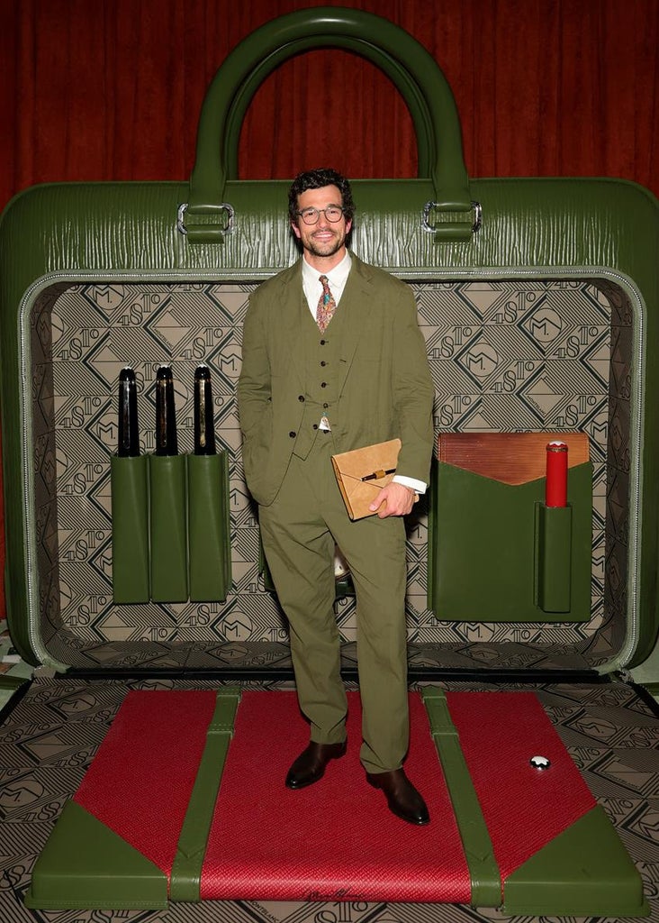 Paul Anthony Kelly at the Montblanc event celebrating 100 years of leather goods during New York Fashion Week at Crane Club on Sept. 8, 2026 in New York City. Source: Getty
