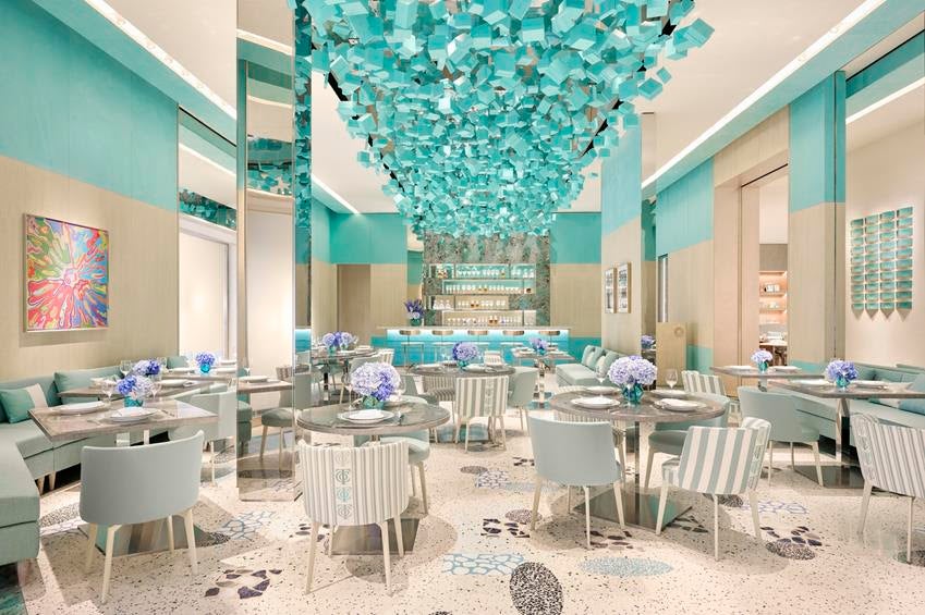 Tiffany Blue Box Cafe at South Coast Plaza. Source: Tiffany & Co.