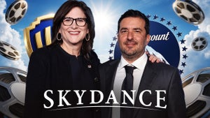 Skydance motion picture group heads Dana Goldberg and Josh Greenstein. (Credit: Chris Smith/TheWrap)