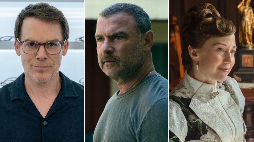 Left to right: "Dexter: Resurrection" Season 2 (Matt Infante/Paramount+), "Nocturne" Season 1 (Apple TV) and "The Gilded Age" Season 4 (Karolina Wojtasik/HBO)