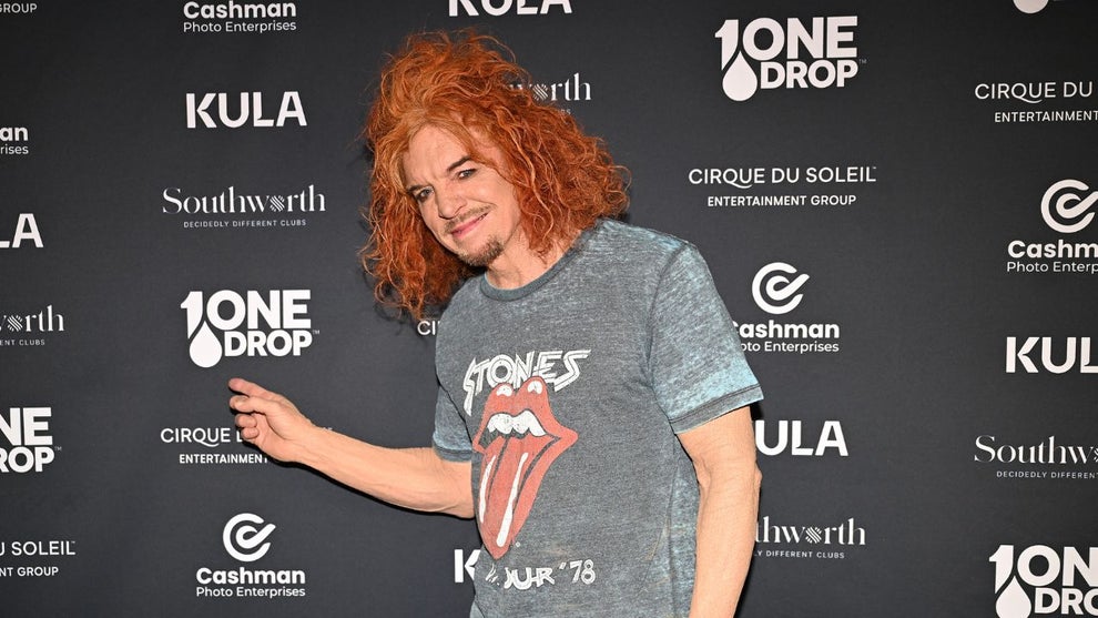 Carrot Top arrives at One Drop Foundation's “One Night for One Drop” at Hakkasan Nightclub at MGM Grand Las Vegas on March 28, 2026 in Las Vegas, Nevada. (Credit: Denise Truscello/Getty Images for One Drop Foundation)