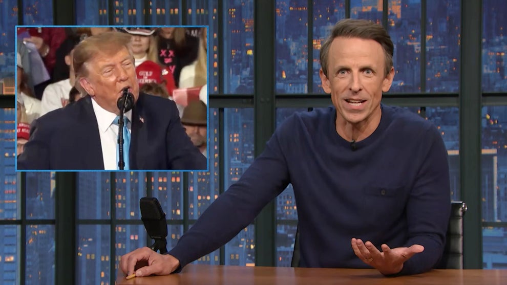 Seth Meyers hosts the Oct. 22, 2026 edition of "Late Night" (NBC)