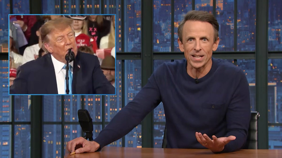 Seth Meyers Left Baffled by Trump’s Comments About Other Men’s Bodies: ‘Why Are You So Weird?’