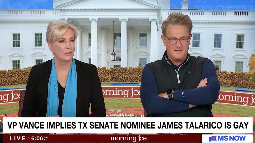 Mika Brzezinski and Joe Scarborough co-host the Oct. 14, 2026 edition of "Morning Joe" (MS NOW)