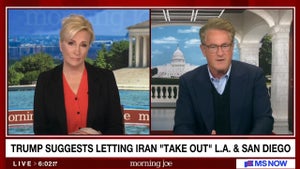 Mika Brzezinski and Joe Scarborough co-host the Oct. 6, 2026 edition of "Morning Joe" (MS NOW)