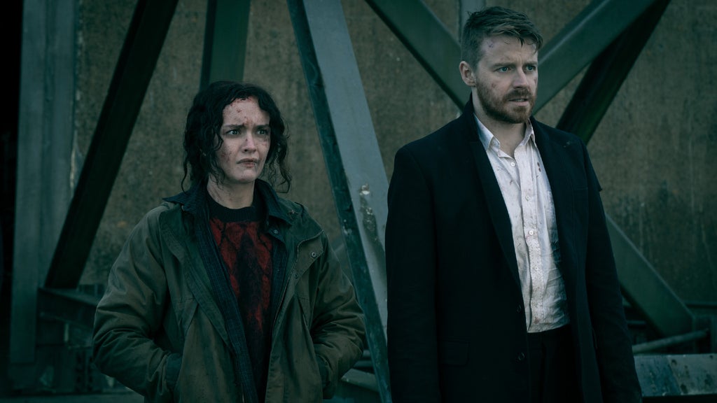 Olivia Cooke and Jack Lowden in "Slow Horses" Season 6, Episode 5 (Apple TV)