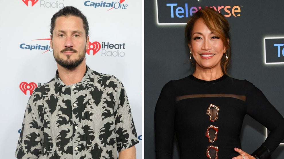 Valentin Chmerkovskiy (Credit: Ian Maule/Getty Images) and Carrie Ann Inaba (Credit: Chris Delmas / AFP via Getty Images)
