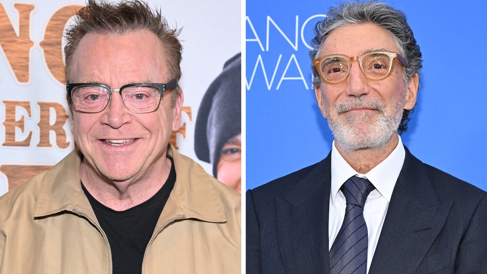 Tom Arnold and Chuck Lorre (Credit: Getty Images)