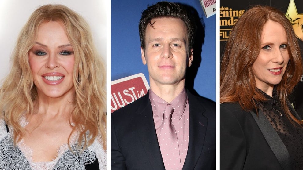 Kylie Minogue, Jonathan Groff and Catherine Tate