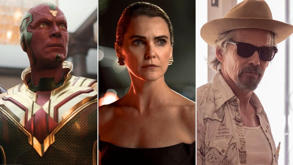 Left to right: "VisionQuest" (Marvel/Disney+), "The Diplomat" Season 4 (Erika Kuenka/Netflix) and "The Lowdown" Season 2 (Shane Brown/FX)