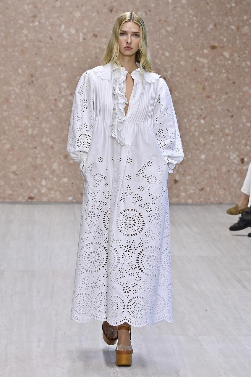 Apple Martin walks the runway at the Chloé Spring 2027 show. Source: Getty