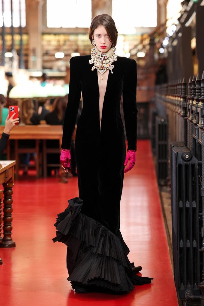 Sunday Rose Kidman Urban walks the runway at the Valentino Spring 2027 show. Source: Getty
