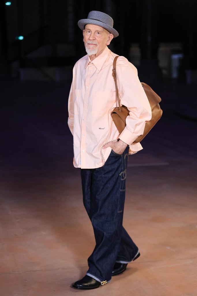 John Malkovich attends the Chanel Spring 2027 show. Source: Getty