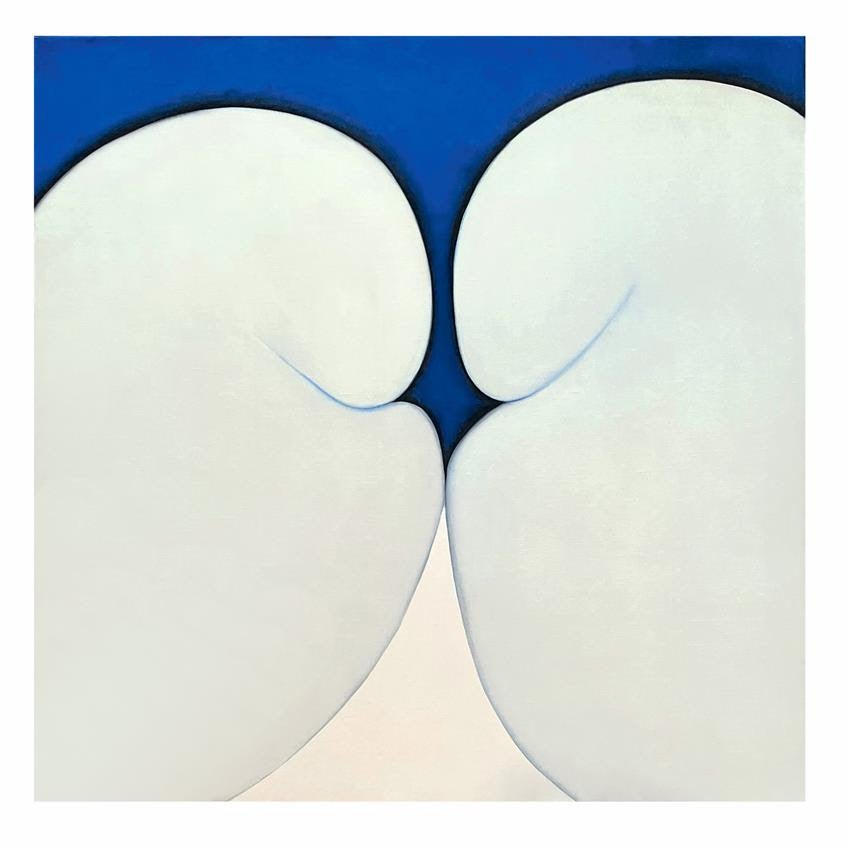 Huguette Caland, Bribes de corps, 1973. Oil on linen. Source: Huguette Caland Estate