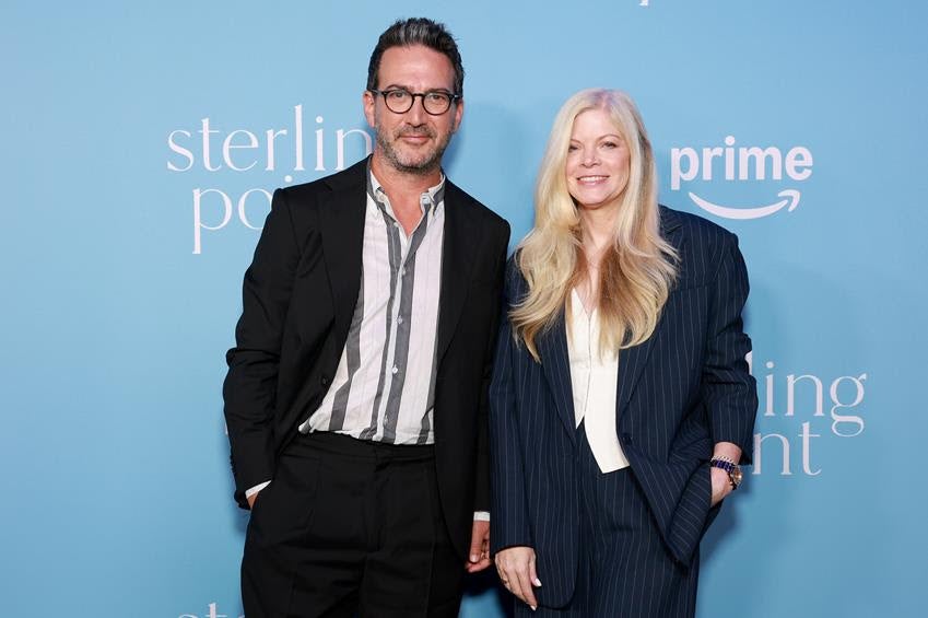 Josh Schwartz and Stephanie Savage attend the premiere of Prime Video's Sterling Point on Aug. 3, 2026 in New York City. Source: Getty