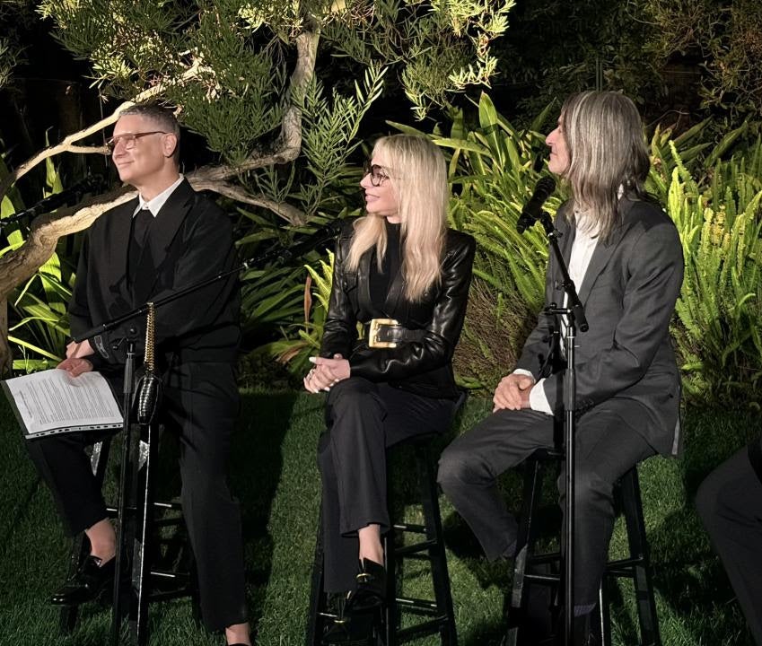 Cameron Silver, Alison Martino and Ron Radziner chatted about modernism at the Balmain-hosted "California Reimagined" event Oct. 26, 2026 in Los Angeles. Source: Shannon Cavanagh