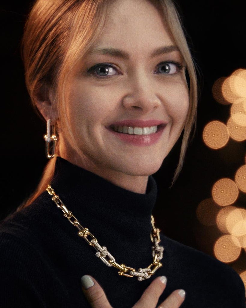 Amanda Seyfried stars in the Tiffany & Co. 2026 holiday campaign. Source: Tiffany & Co.
