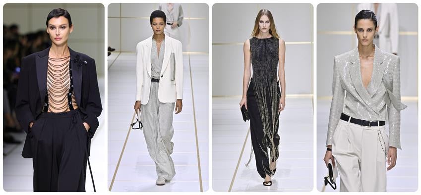 Giorgio Armani Spring 2027. Source: Getty
