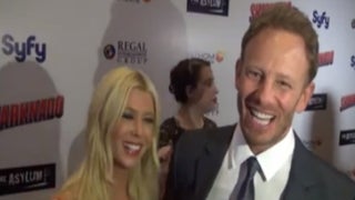 ‘Sharknado’ Stars Walk the Red Carpet at L.A. Live Midnight Screening (Video)