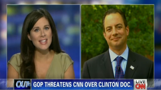 CNN’s Erin Burnett Confronts GOP’s Reince Priebus Over Hillary Clinton Doc Threats (Video)