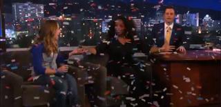 Oprah Compelled to Give Car Away on ‘Jimmy Kimmel Live’ (Video)