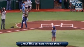 Carly Rae Jepsen’s First Pitch Juuust a Bit Outside (Video)