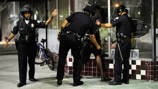 Zimmerman Verdict Protests Turn Violent in Los Angeles