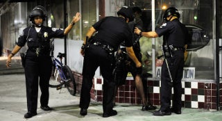 Zimmerman Verdict Protests Turn Violent in Los Angeles
