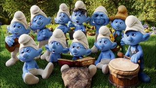 ‘Smurfs’ Reboot Stars Demi Lovato, Rainn Wilson Tease Upcoming Movie