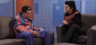 ‘New Girl’s’ Max Greenfield and Paul Scheer Reenact Classic Vanilla Ice-Arsenio Hall Interview (Video)