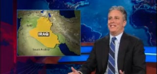 ‘The Daily Show:’ Jon Stewart Takes Back George W. Bush’s ‘Mission Accomplished’ (Video)