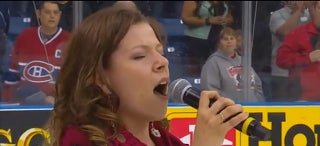 Worst National Anthem Flub Ever? Canadian Singer Makes Up Nonsensical Lyrics (Video)
