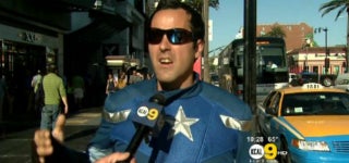 Spider-Man and Captain America(s) Brawl on the Streets of Hollywood