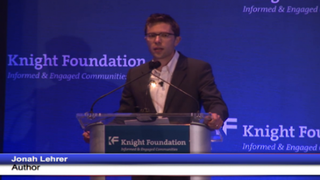 Journalism Group Regrets Paying Jonah Lehrer $20,000