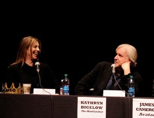 Kathryn Bigelow and James Cameron