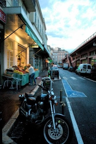 Cannes street by Roger Ebert